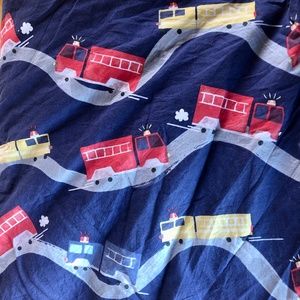 Organic Cotton Pottery Barn Kids Truck Duvet (Queen)
